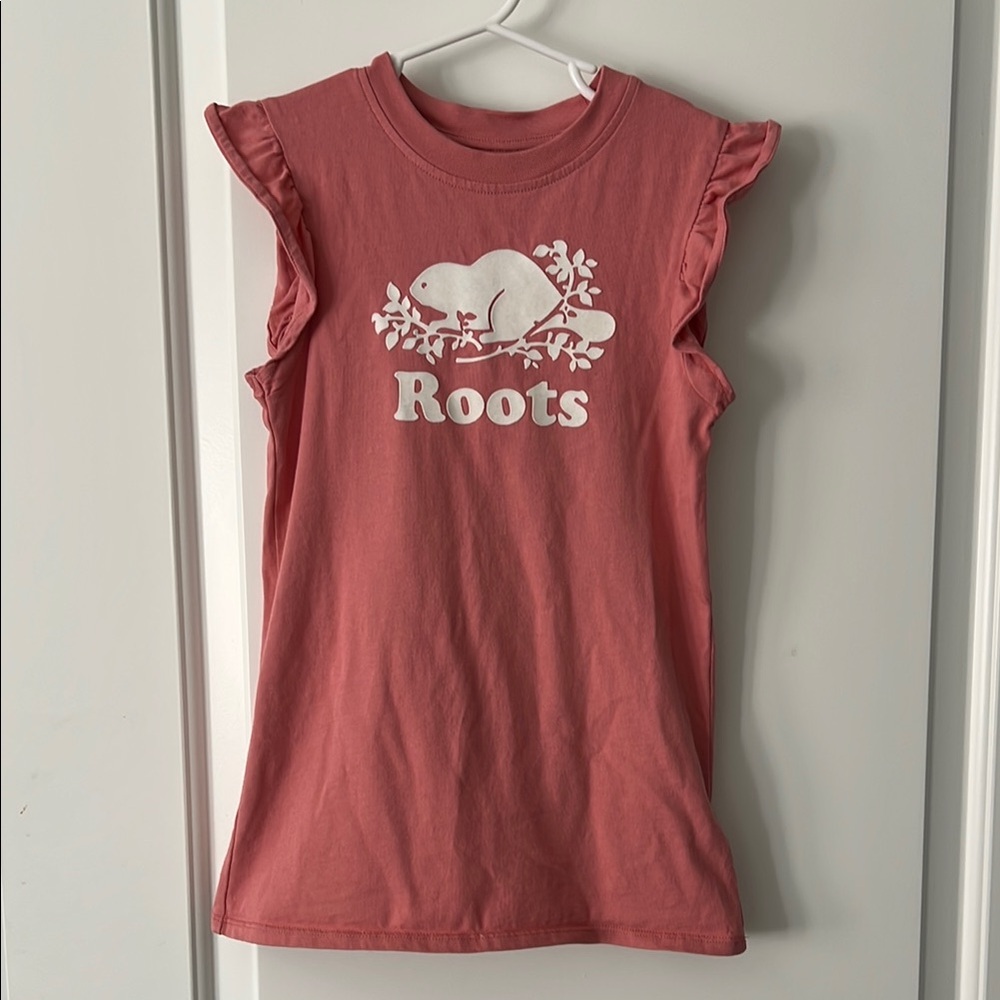 Roots 5T Ruffle Sleeve T-shirt Dress